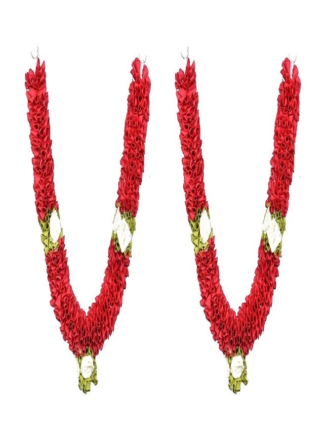 Veltic- Pack of Two Half Meter Garland-Maroon VE50M - Image 1